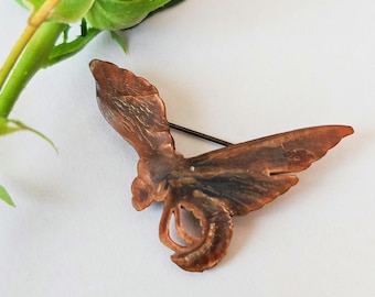 Collier Art Nouveau Vintage En Corne Blonde Sculptée - France Circa 1900 - Pendentif Floral - Occasion