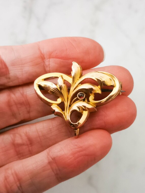 Rare Broche ancienne En Fix French Antique Vintage Jewellery