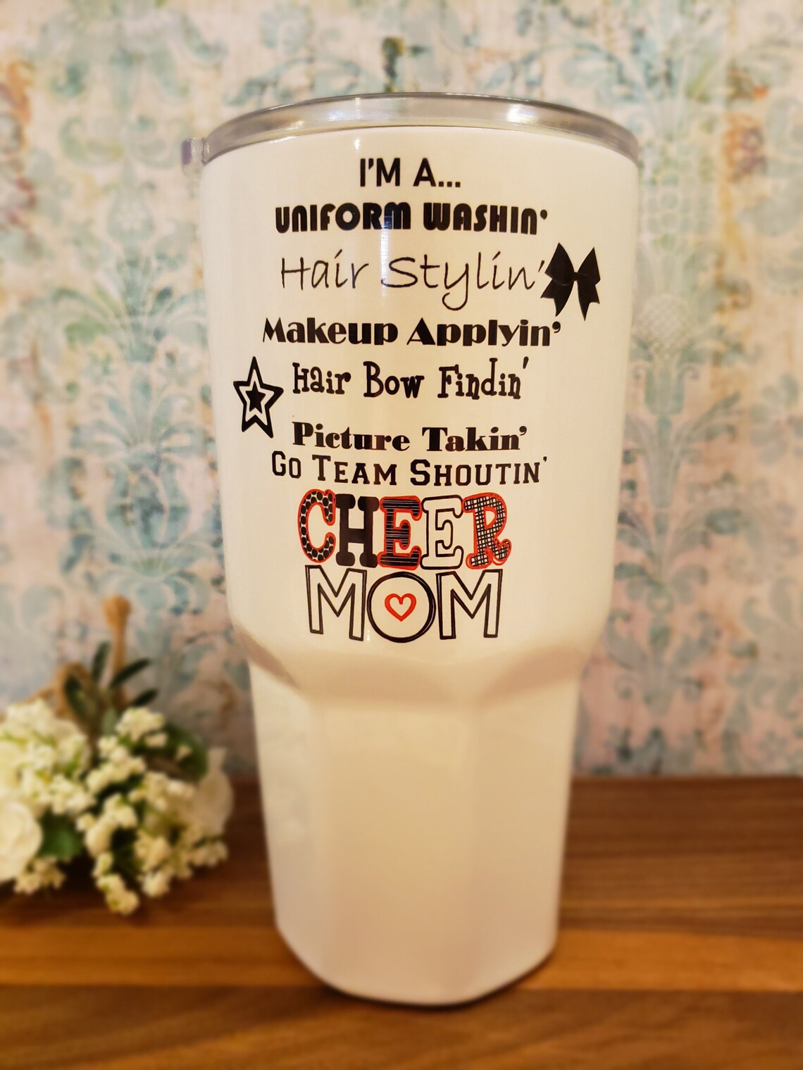 Cheer Mom Tumbler Etsy