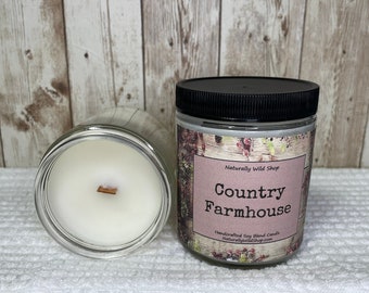 Country Farmhouse Candle - New Home Candle - Country Decor - Farmhouse Decor - New Home Gift