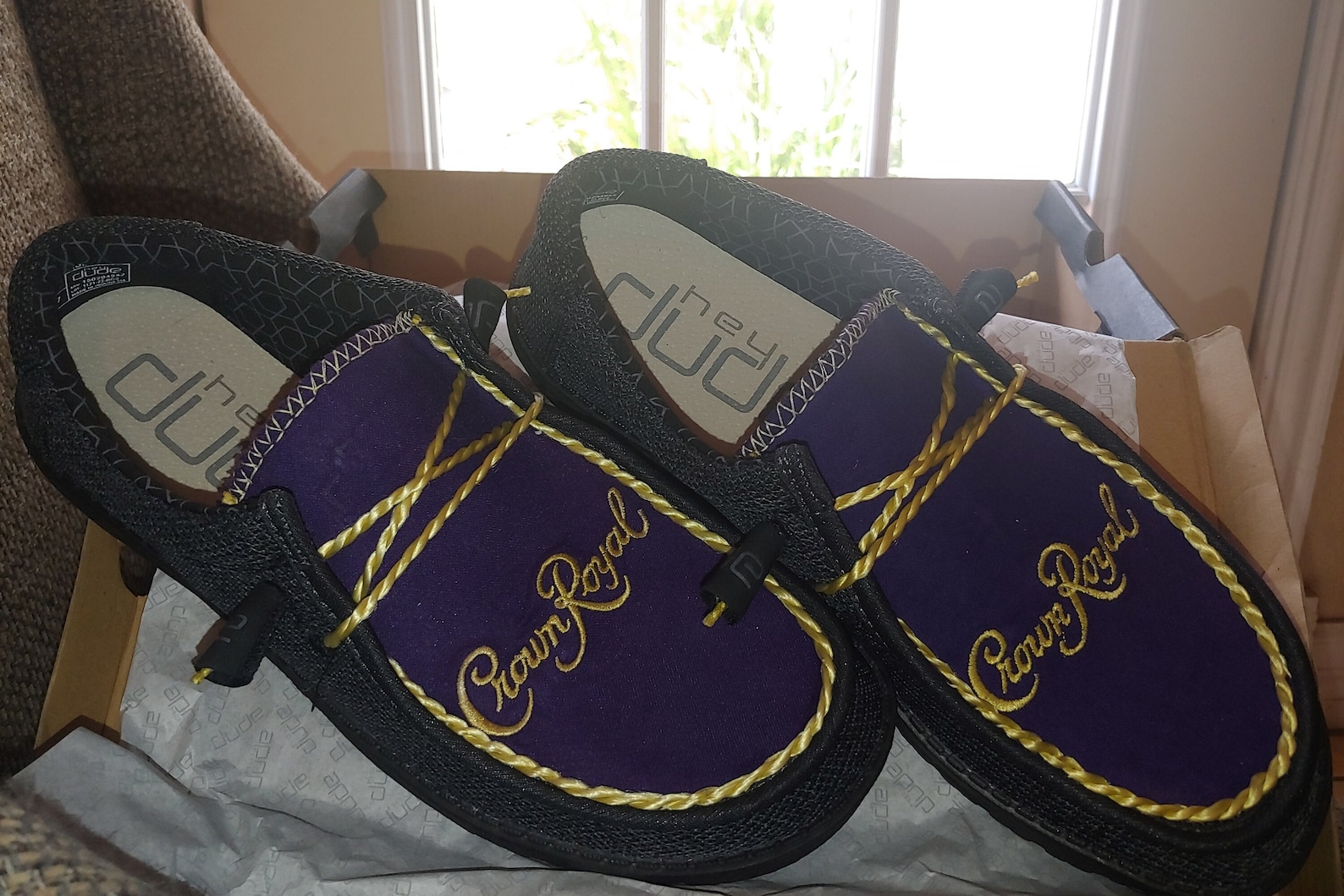 Custom Crown Royal Hey Dudes Etsy