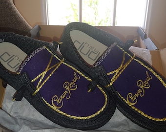Custom Crown Royal Hey Dudes Black