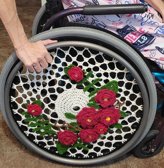 PDF DIGITAL Crochet Pattern Wheelchair Wheel Cover Guard for Etsy
