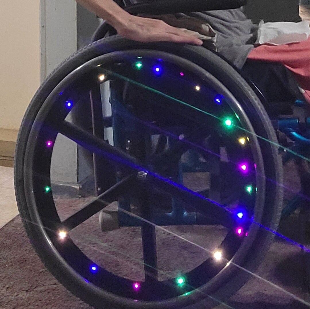 PDF DIGITAL Crochet Wheelchair Wheel Spoke Cover Gift Wheelchair Friend