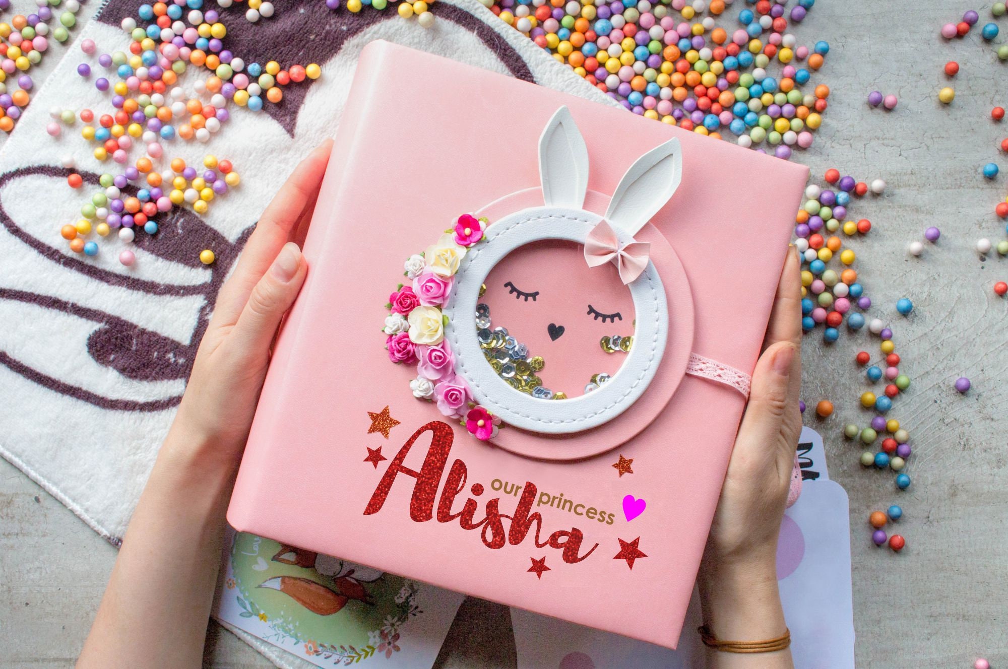 Baby book Baby Photo Album Álbum el primer año de un bebé Etsy