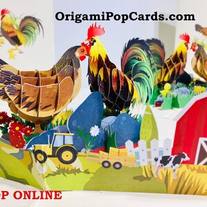3D Pop Up Karten - erstellt von Origami Pop Cards - 3D Pop Up Karten OrigamiPopCards.com Hand Made with Love