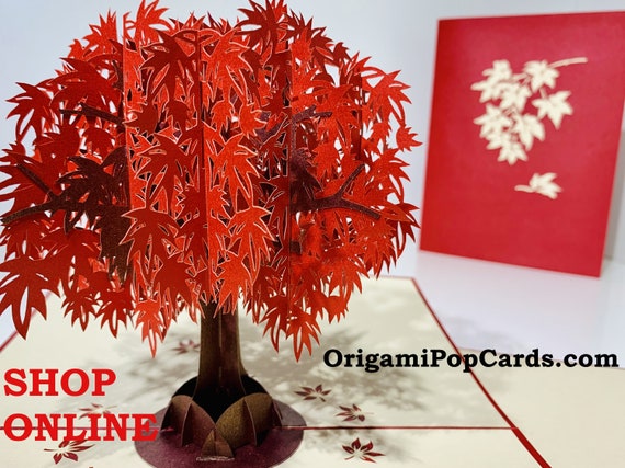 Biglietti Di Auguri 3D Pop-up Con Albero Della Natura – 13 Pezzi Con Buste, Per Natale, Compleanno, Festa Della Mamma - 3