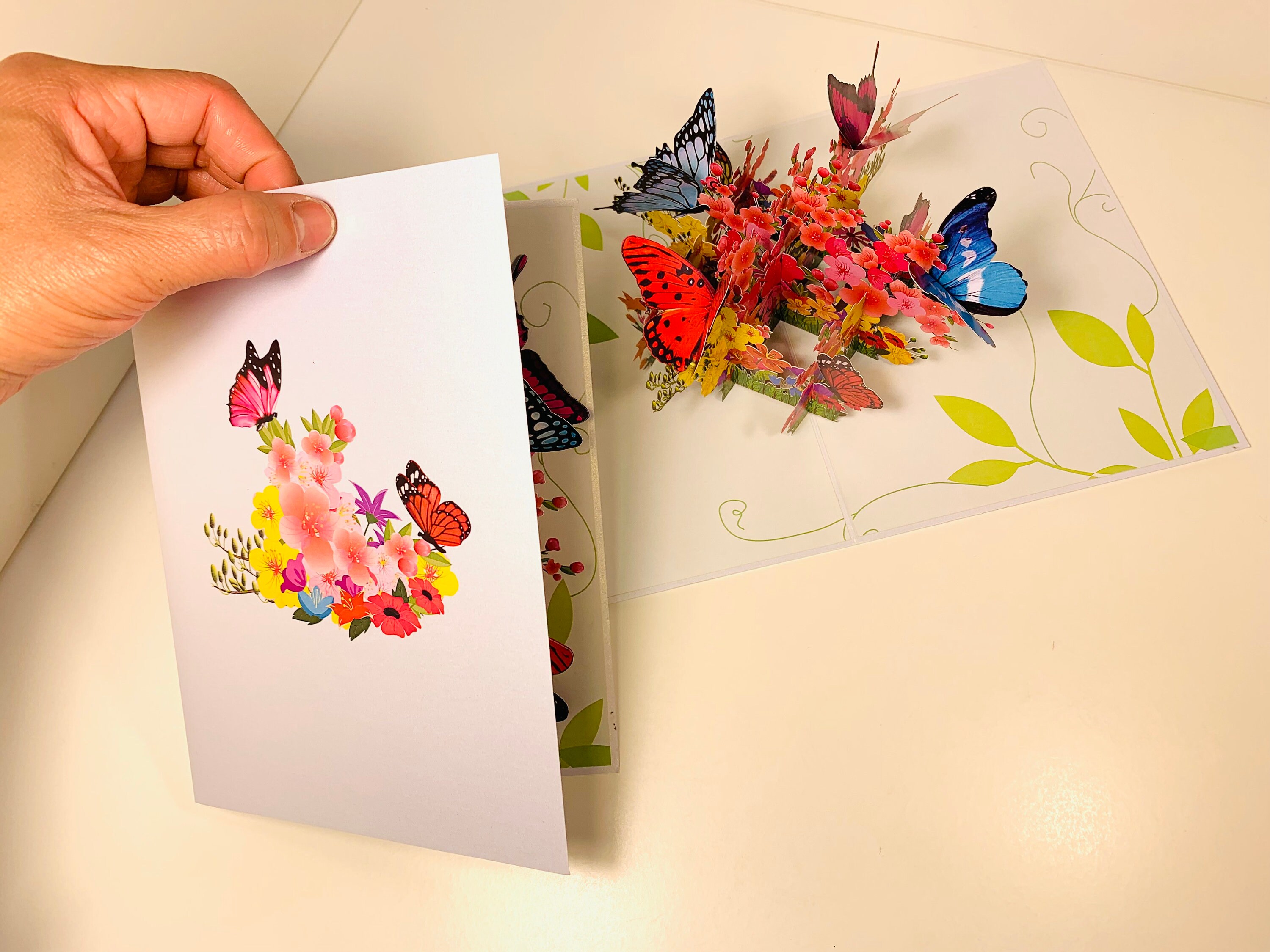 Divertenti biglietti di auguri di compleanno per donne, biglietto di auguri di buon compleanno con farfalla pop-up 3D e busta, biglietto di auguri per figlia, madre e fidanzata