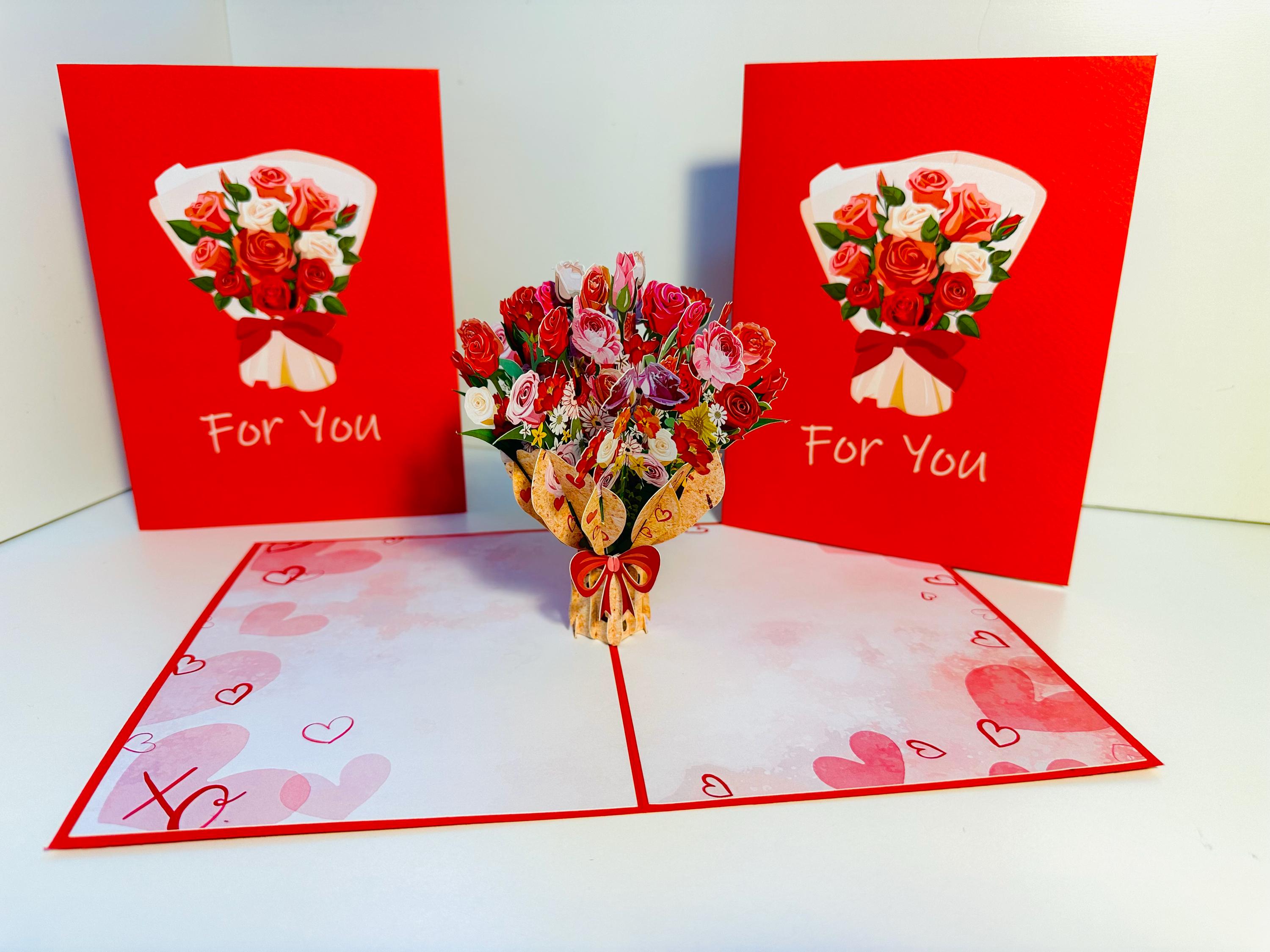 Box Video Auguri Box Rose Con Video Player - Biglietto Di Auguri Video Da 7 Pollici Per Occasioni Speciali Box Regalo Video