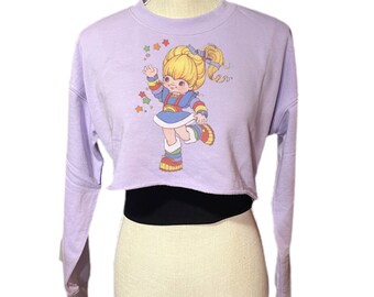 80s crop sweatshirt