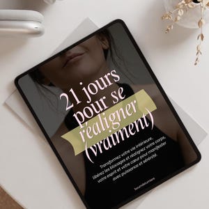 Ebook 21 jours pour se réaligner – Programme PDF pour transformer votre énergie, libérer blocages et retrouver confiance et sérénité