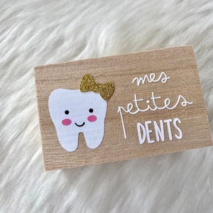 Boîte à dents, dents de laits, quenottes, idée cadeau enfant, cadeau naissance, boîte à quenottes, petite souris image 4