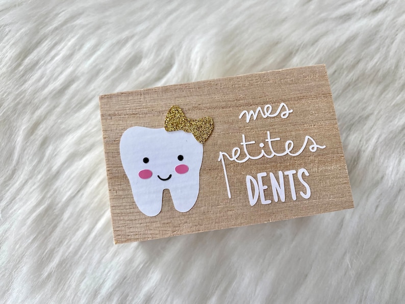 Boîte à dents, dents de laits, quenottes, idée cadeau enfant, cadeau naissance, boîte à quenottes, petite souris image 4