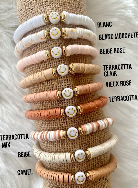Bracelet Élastique Perles Blanches Pour Femme - Lot De 2 Ou 3 - Bijou Élégant Et Polyvalent - Idée Cadeau - 7