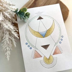 SELBSTWERTGEFÜHL, Schwingungssymbol, energetisches Malen, heilige Geometrie, Zeichnung, Schwingungskunst, energetisches Heilen, Manifestation