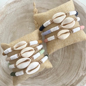 HEISHI SHELL beaded bracelet