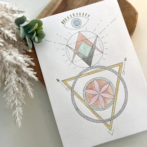 ERFOLG, Schwingungssymbol, energetisches Malen, heilige Geometrie, Zeichnung, Schwingungskunst, energetisches Heilen, Manifestation