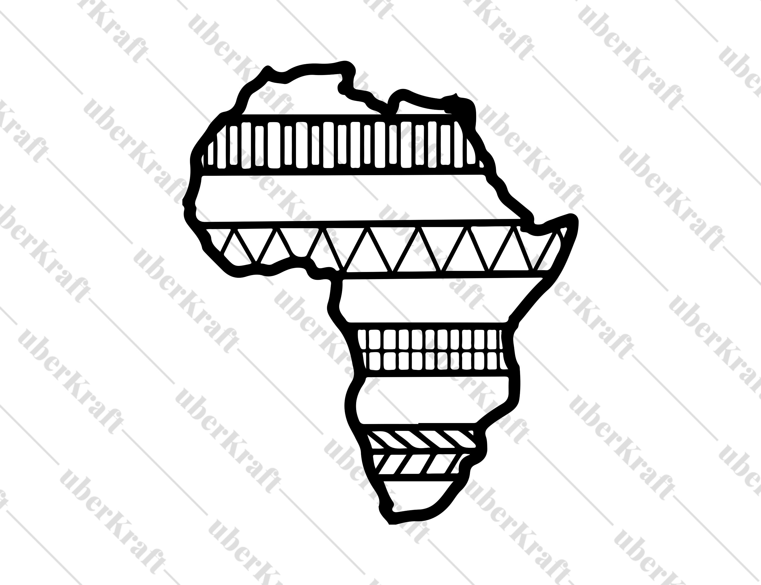 Metal Africa Map Wall Art Africa Wall Art Tribal Africa Map Etsy