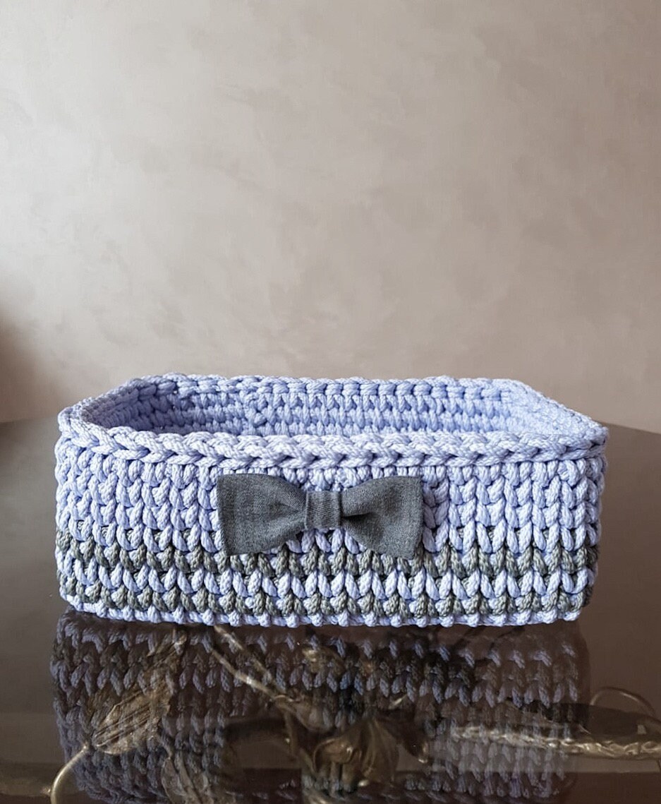 Establezca cestas de almacenamiento grandes y pequeñas. Cesta | Etsy
