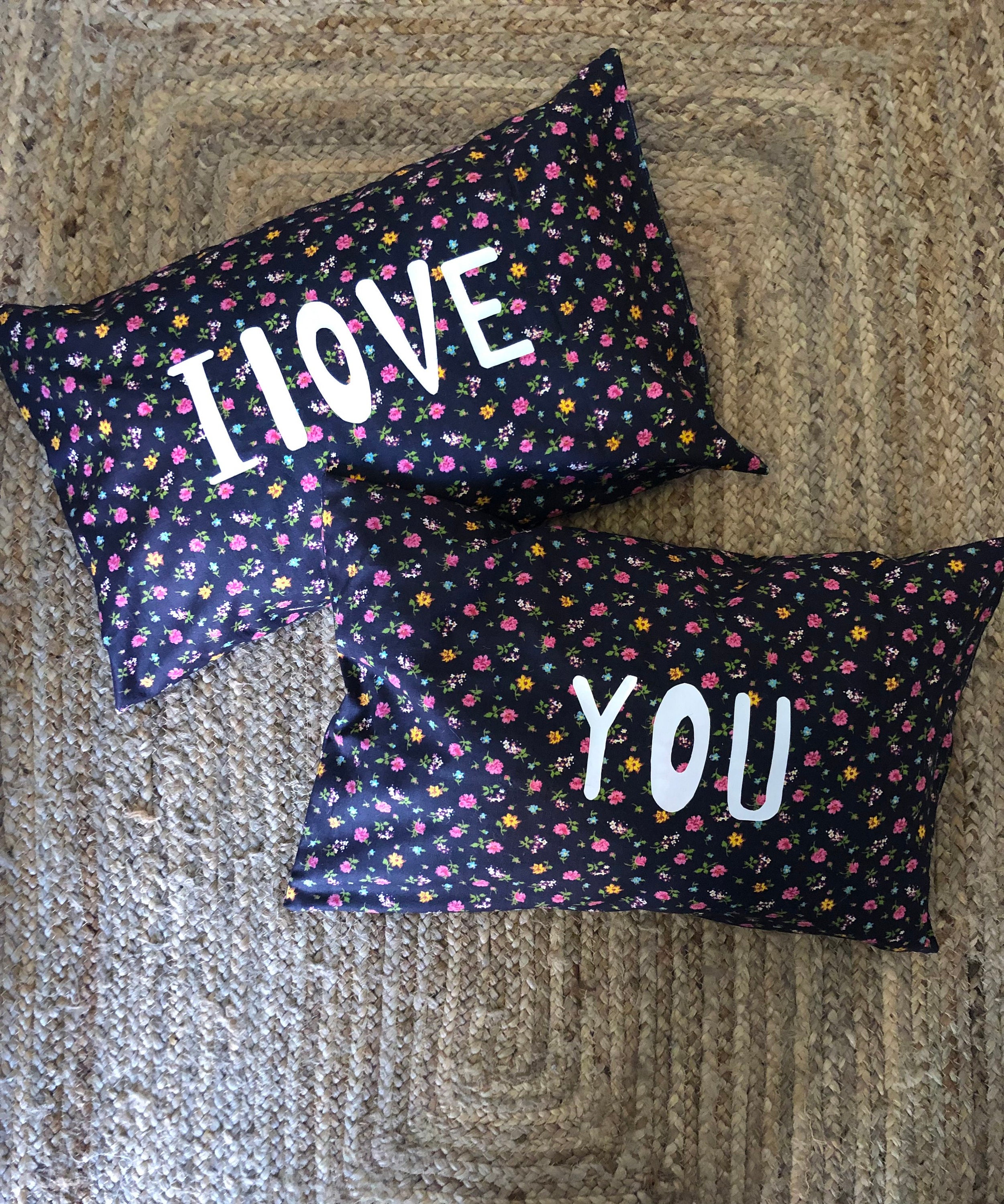 Coussins Paires en Tissu Recyclé