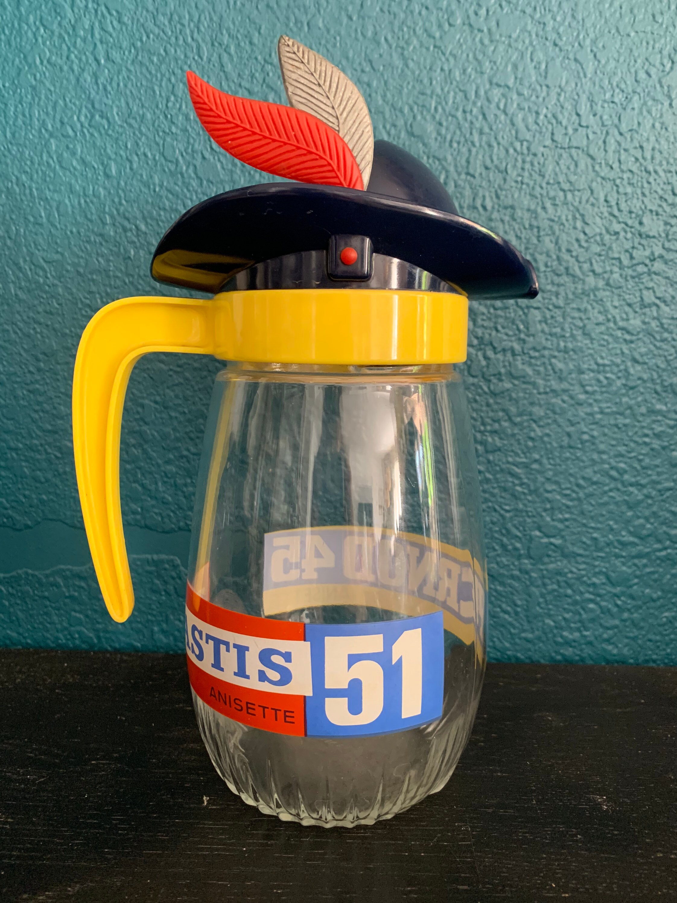 Carafe Plume Pernod Pastis Vintage