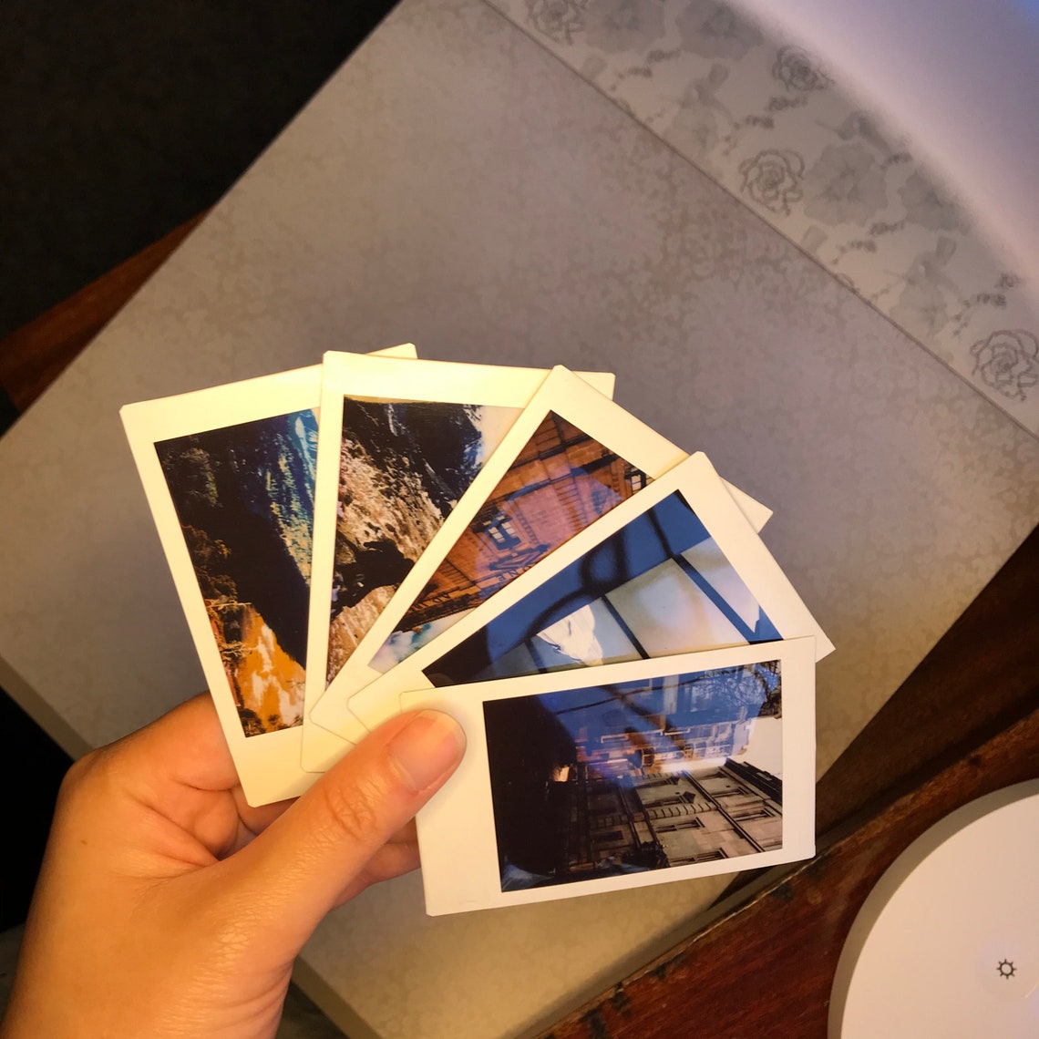 Personalised polaroid printing Bundle of 5 polaroids Etsy
