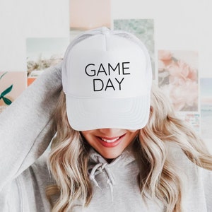 Game Day Embroidered Foam trucker hat