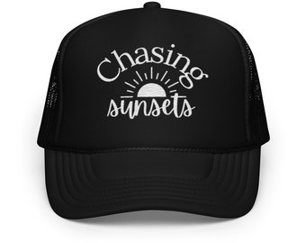Chasing Sunsets Adult Foam Trucker Hat