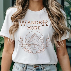 Wander More Adult t-shirt