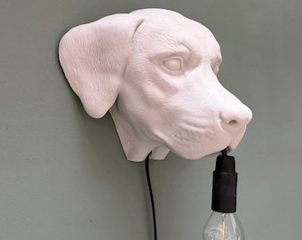 Lampada da parete Labrador - lampada da parete per cani dall'atmosfera suggestiva - regalo unico per gli amanti dei cani