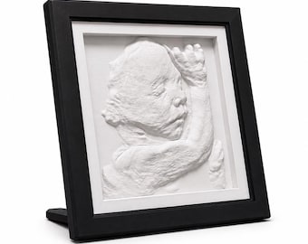 3D/4D Baby Ultrasound Memory in Frame – Your Baby Made Tangible – Personalized Ultrasound Portrait – Ultrasound Keepsake