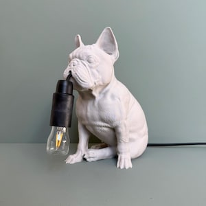 French Bulldog lamp 2 - French Bulldog lamp - Gift for dog lovers - Frenchi / Mood lighting Animal lamp - Design - Home decoration