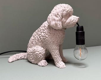 Cockapoo Lamp - Cozy Table Lamp for Dog Lovers - Cockapoo Dog Lamp - Gift for Cockapoo Fans - Dog Themed Decoration