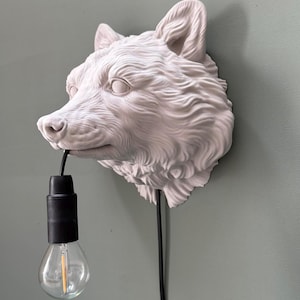 Raccoon Wall Lamp - Modern Wall Decoration for Living Room or Bedroom - Cute Raccoon Night Lamp - Raccoon Decor - Special Gift