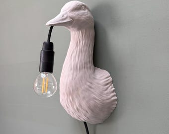 Duck Wall Lamp - Cute Animal Lamp - Modern Wall Decoration - Designer Wall Lamp - Unique Animal Lighting - Eyecatcher for Interior