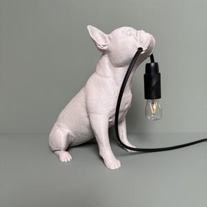 French bulldog lamp 1 - Franse Bulldog lamp - Cadeau voor hondenliefhebbers - Frenchi / Sfeerverlichting Dierenlamp - Design - Woondecoratie