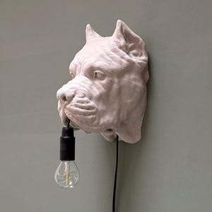 Cane Corso vägglampa - Designlampa - Hunddekorationslampa - Unik present till hundälskare - Modern väggdekoration - Hundlampa