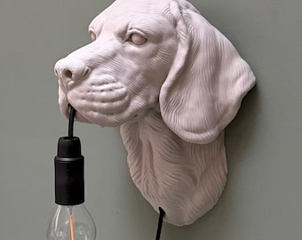 Beagle Wall Lamp - Unique Dog Lamp - Decorative Wall Lighting - Gift for Dog Lover - Animal Design