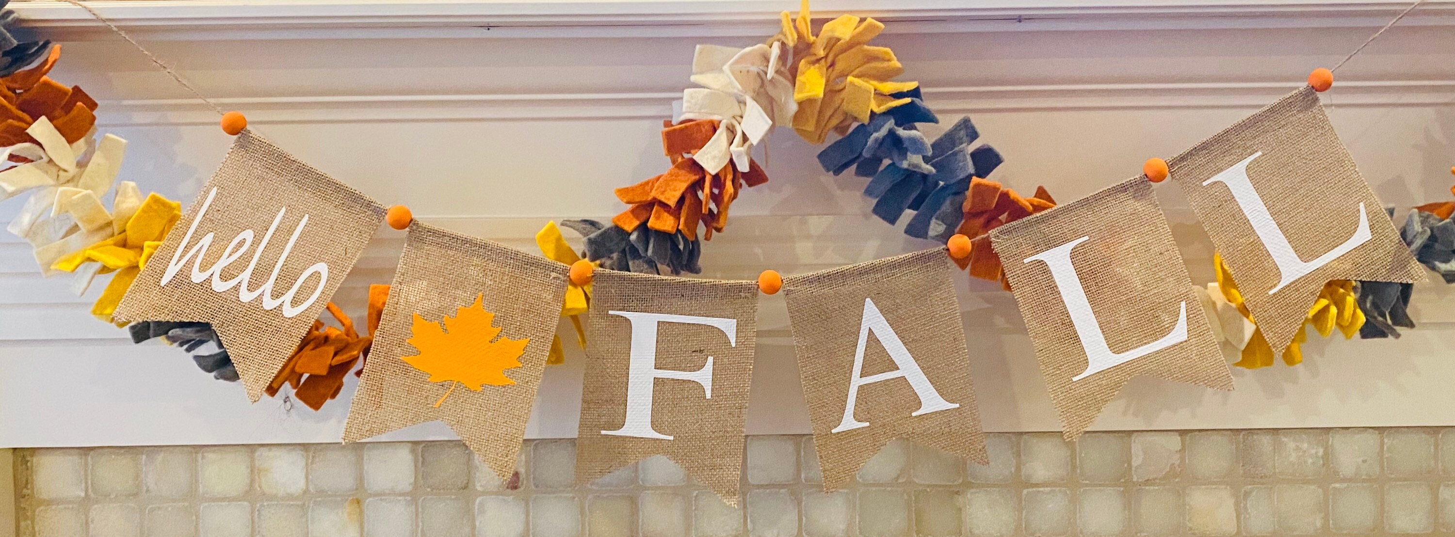 Hello Fall Burlap Banner Fall Burlap Banner Thanksgiving Etsy Hello Fall Burlap Banner Fall Burlap Banner Thanksgiving Etsy