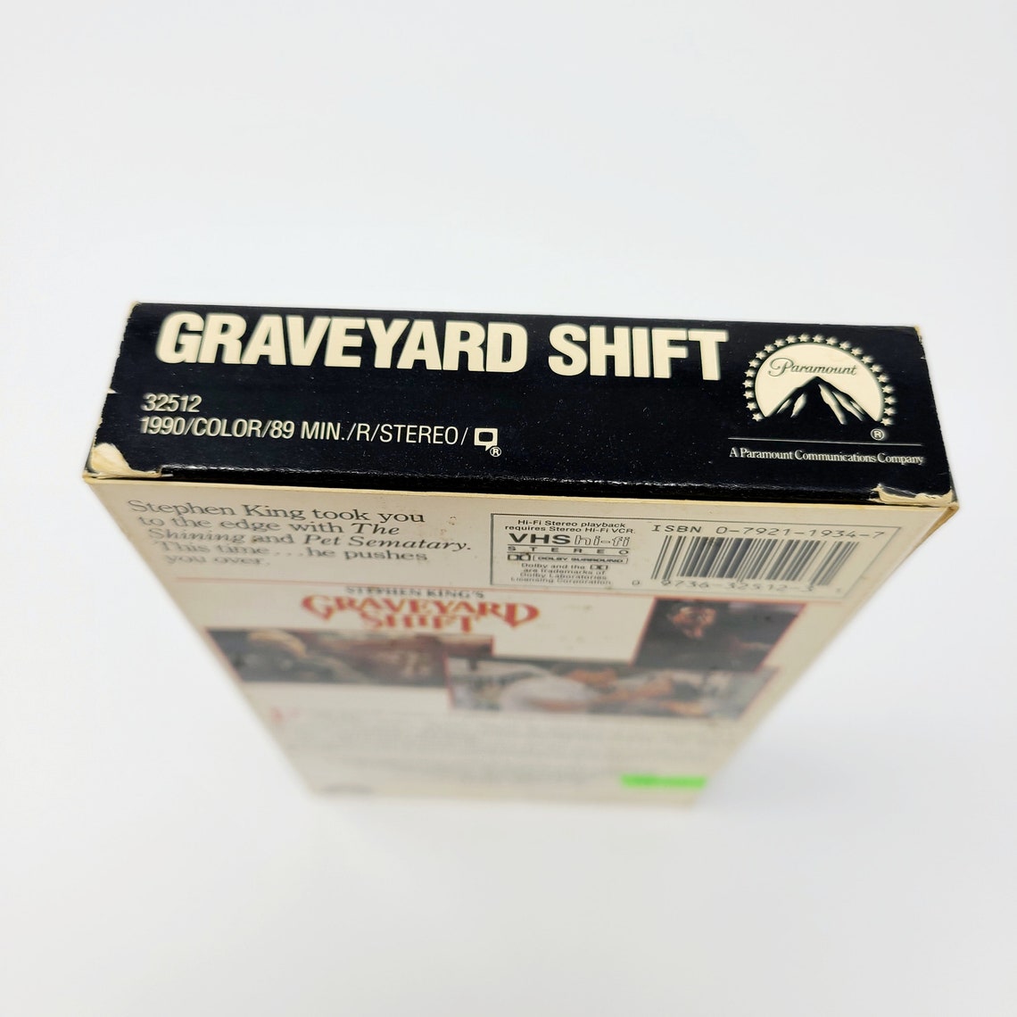 Graveyard Shift 1990 Paramount Home Video VHS Stephen Etsy