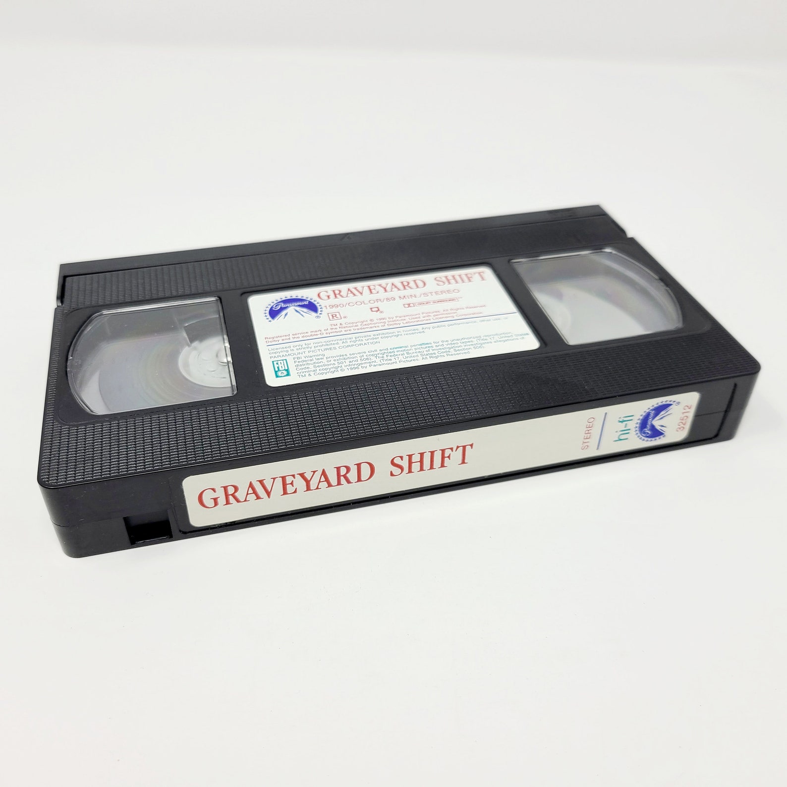 Graveyard Shift 1990 Paramount Home Video VHS Stephen Etsy