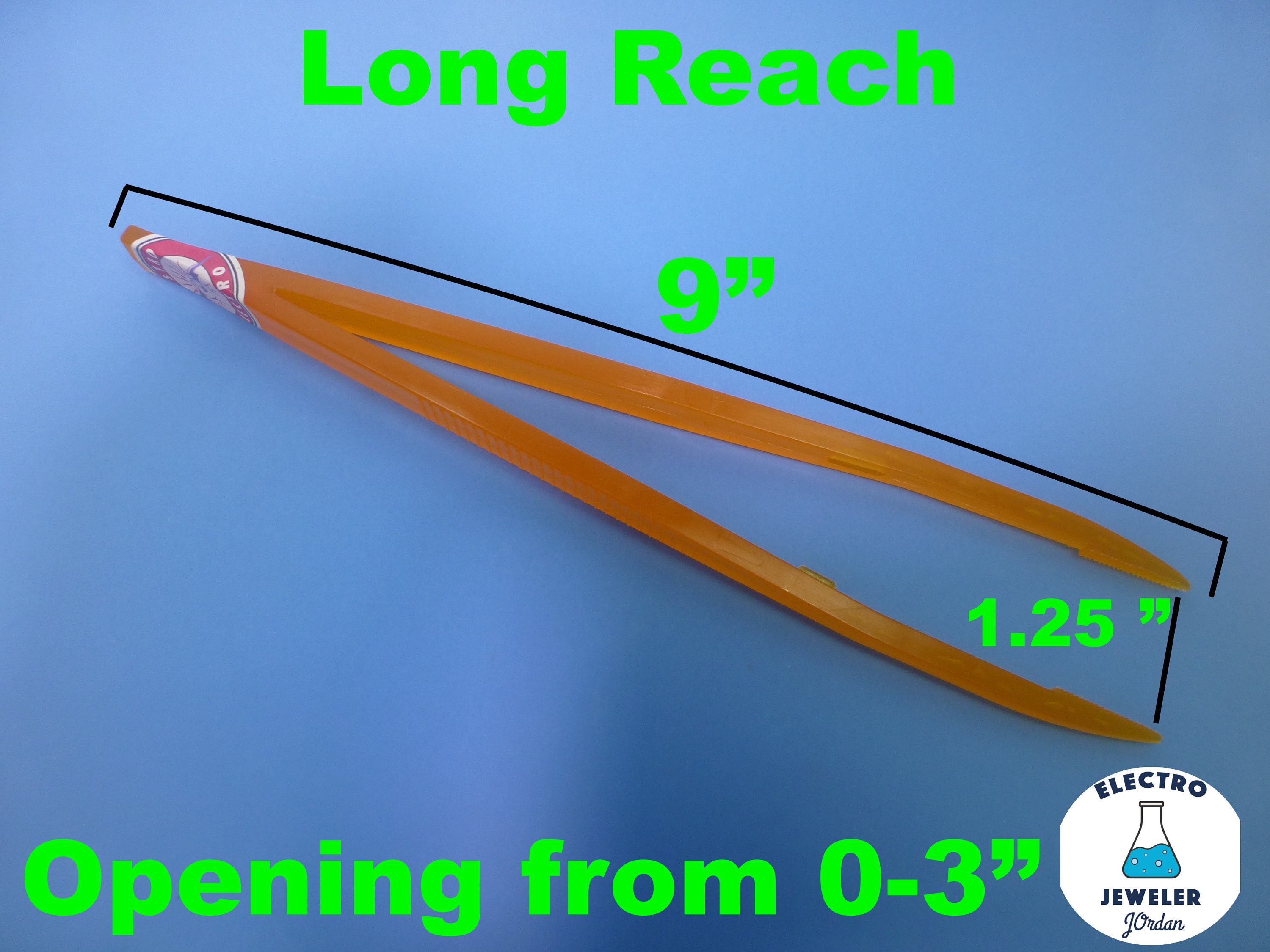 Tweezers Long Reach Acid / Base Resistant Great For Plating / Etsy