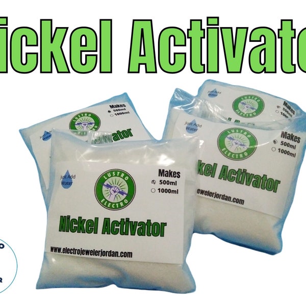 Nickel Activator Plating Solution MIX, Ships Dry. Plate Gold Or Silver over Nickel Low Shipping, Ships Anywhere. Easy To Use, Just Add Water