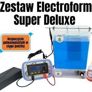 Polish Language Electroform 1.5 liter Super Deluxe Kit 5A Power Supply & Magnetic Stirrer Polish Ebook  video  Polish subtitles  / graphics