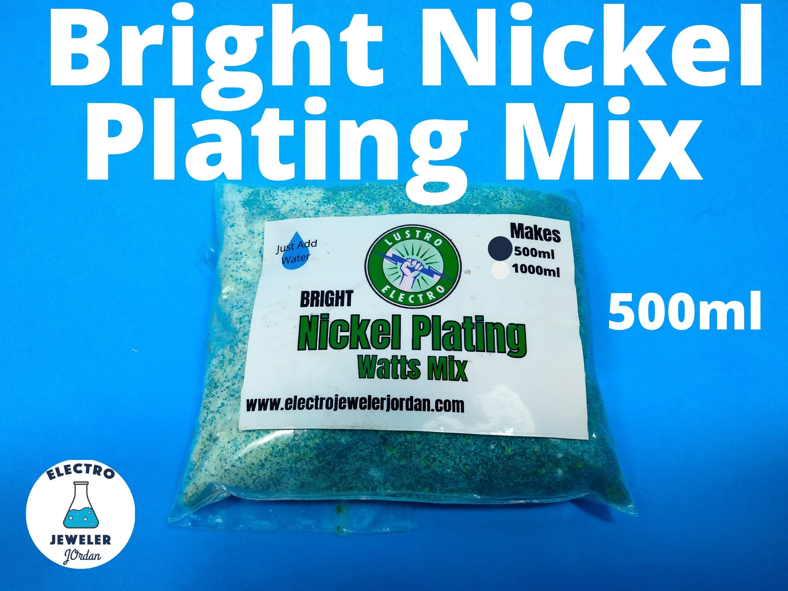 Standard Bright Nickel Plating DIY Kit 5 Litre