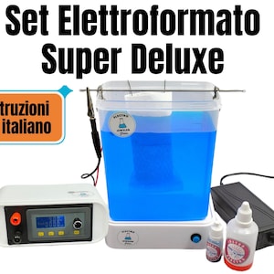 Electroform Set  Instructions in Italian 1.5 liter Super Delux Kit 5A Power Supply & Magnetic Stirrer