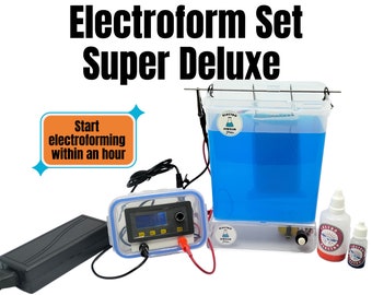 Electroform 1.5 liter Super Delux Kit 5A Power Supply & Magnetic Stirrer Bring Your Electroform kit up to the next level for Better Results