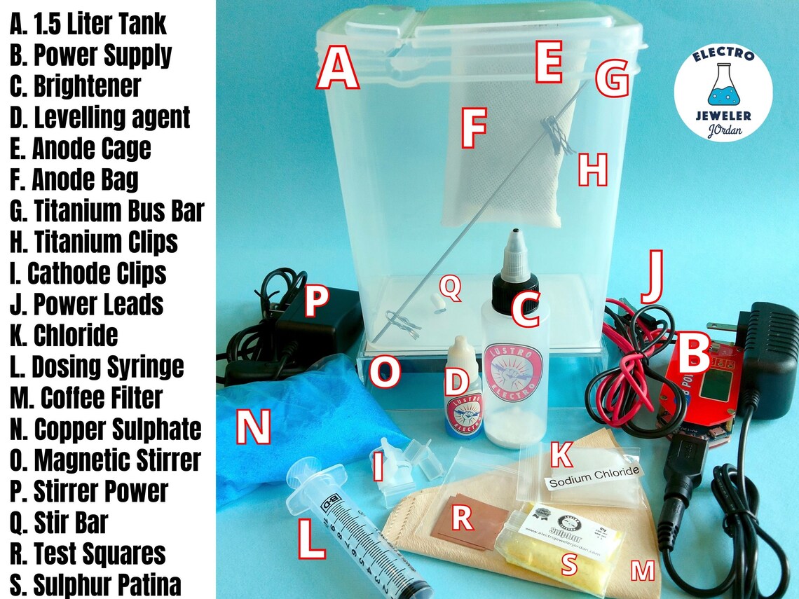 Electroform COMPLETE 1.5 Liter Kit 2A Power Supply & Etsy