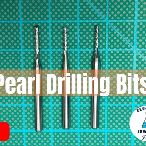 Pearl Drill 1, 1.5, 2mm Tungsten Carbide steel  1/8&quot; shank See My YouTube Drilling Videos.  Drill Pearls Plastic Wood Enlarge Pearl Holes.