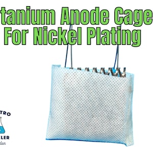 Nickel Plating Mini Anode Cage TITANIUM  Made For For Nickel Electroplating.